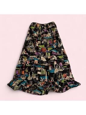 American Vintage Women's Multi and Black Skirt